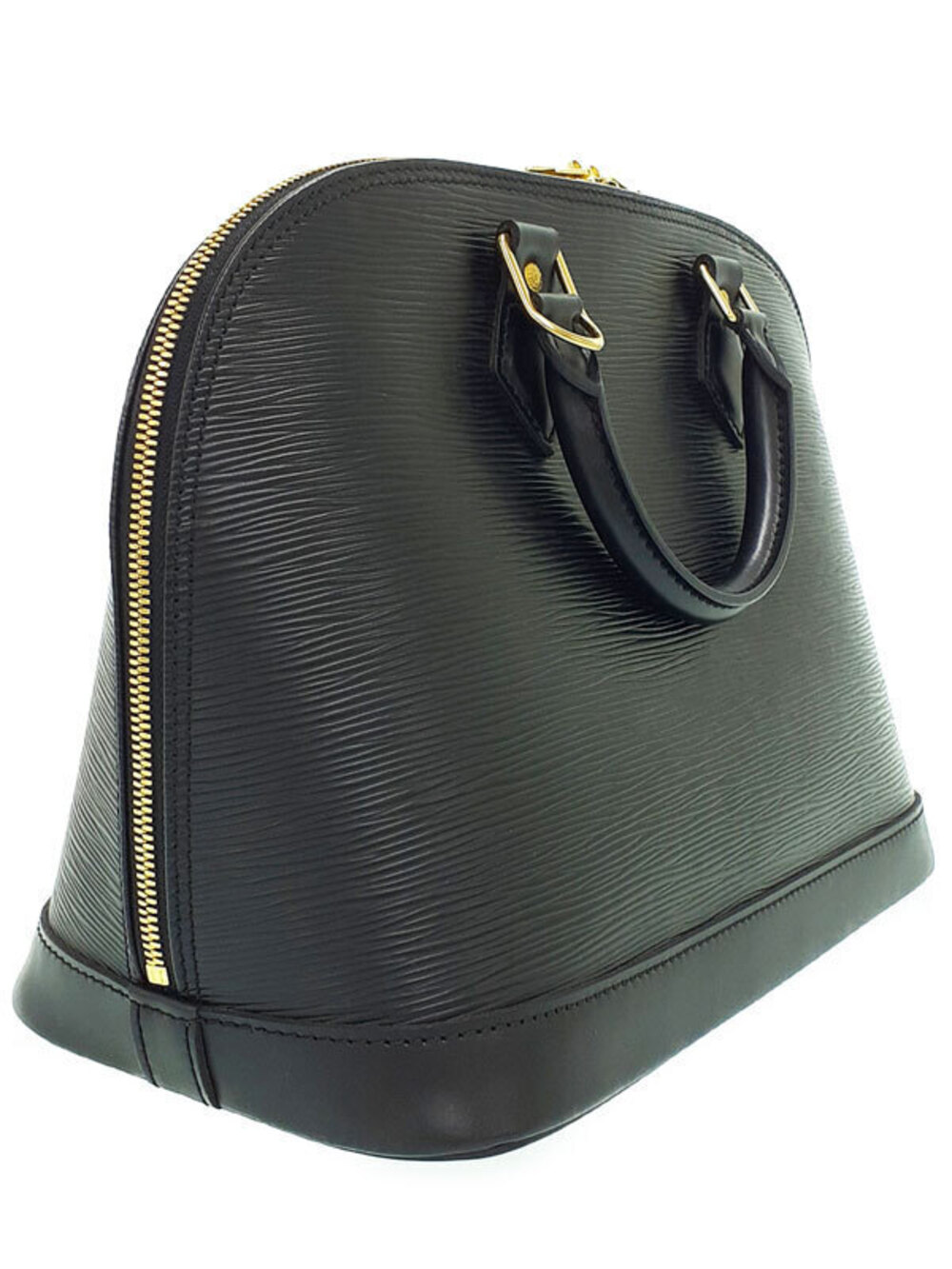 Louis Vuitton Alma Epi Handbag Black